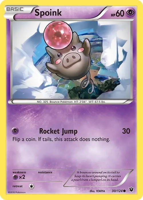 Spoink card art