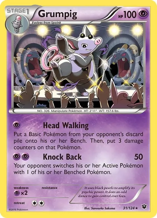 Grumpig card art