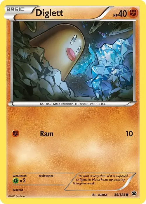 Diglett card art