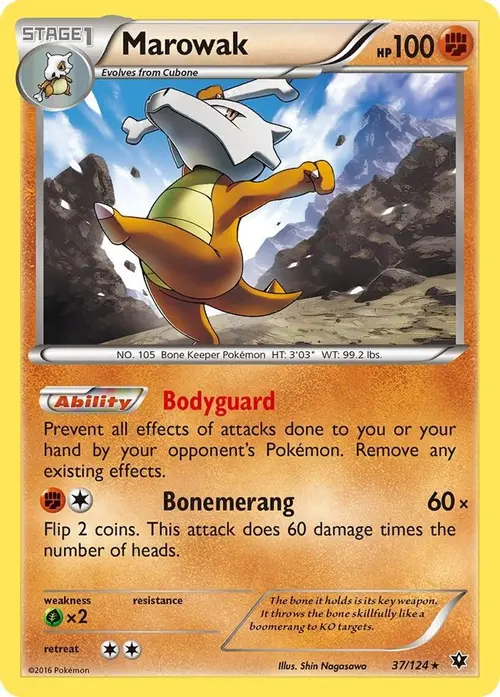 Marowak card art