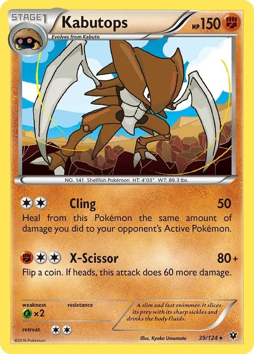 Kabutops card art
