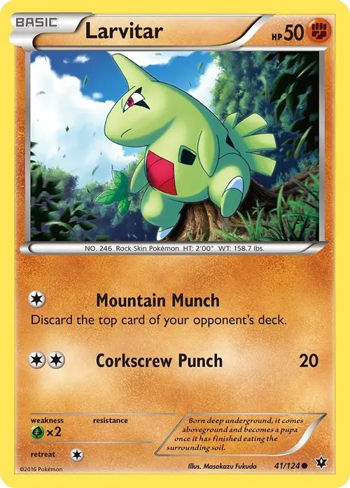 Larvitar (41) card art