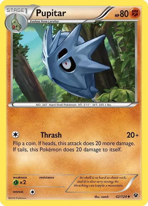 Pupitar card art