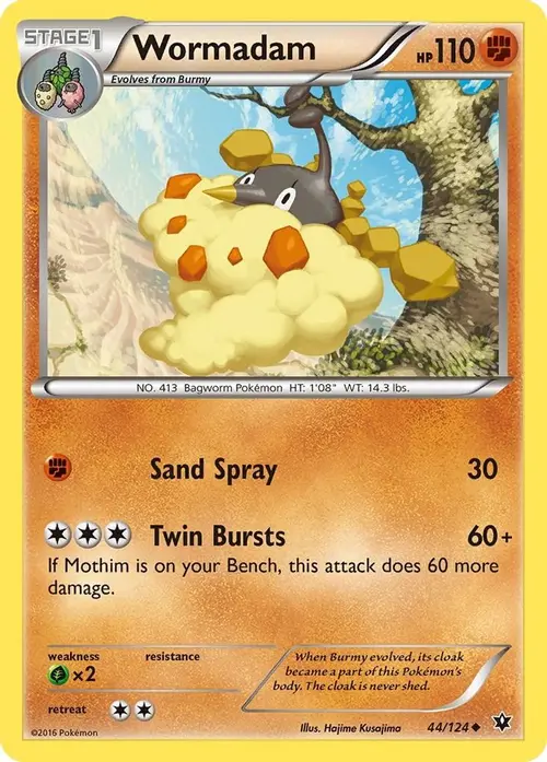 Wormadam (44) card art
