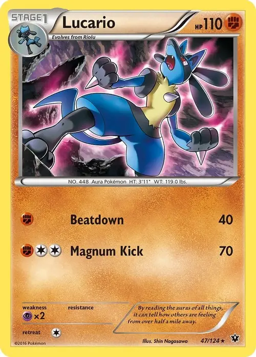 Lucario (47) card art