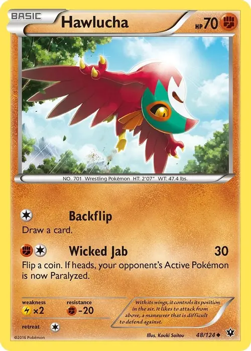 Hawlucha card art