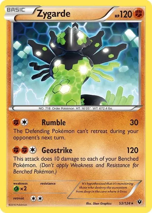Zygarde (53) card art