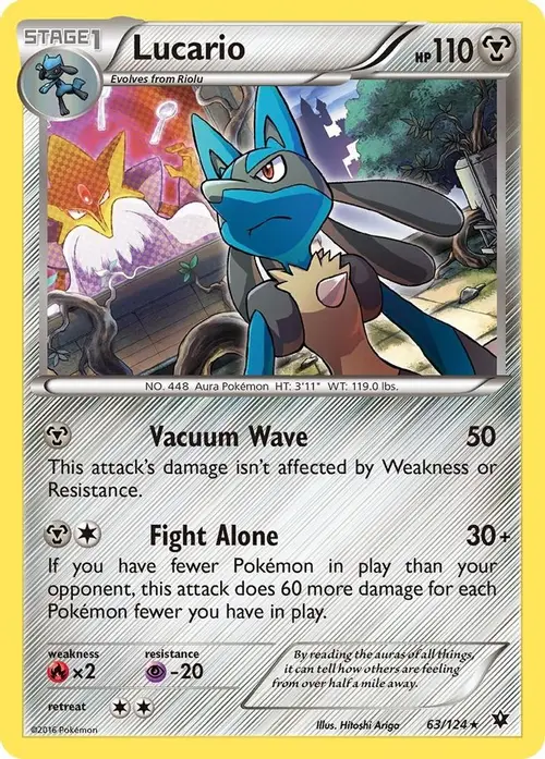 Lucario (63) card art