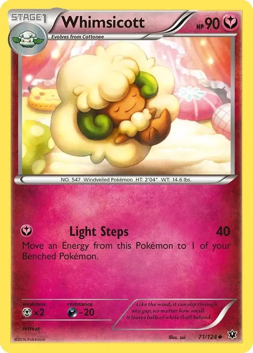 Whimsicott card art