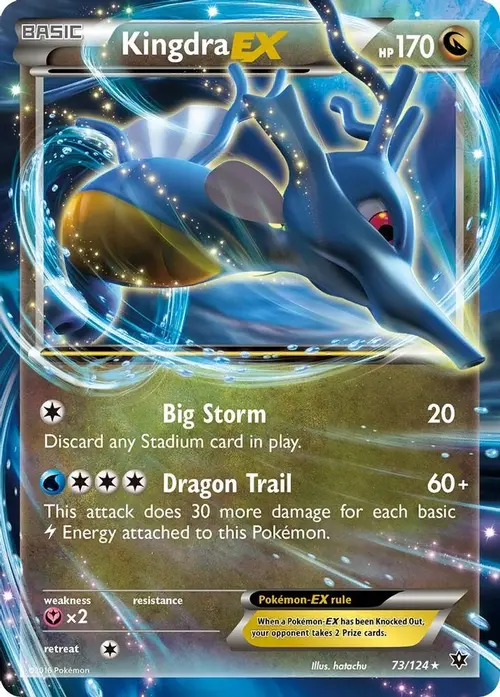 Kingdra EX card art
