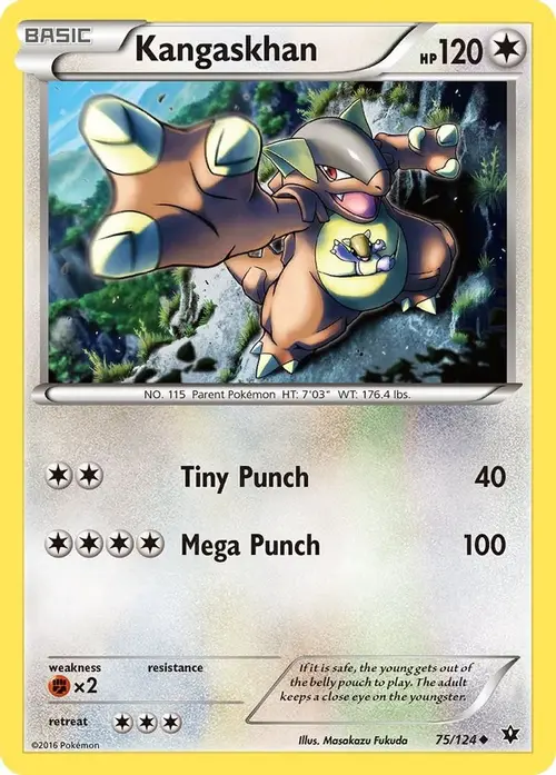 Kangaskhan card art