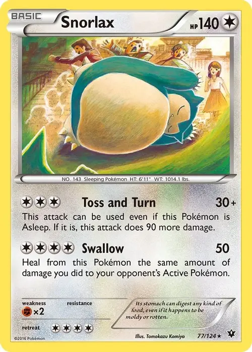 Snorlax card art