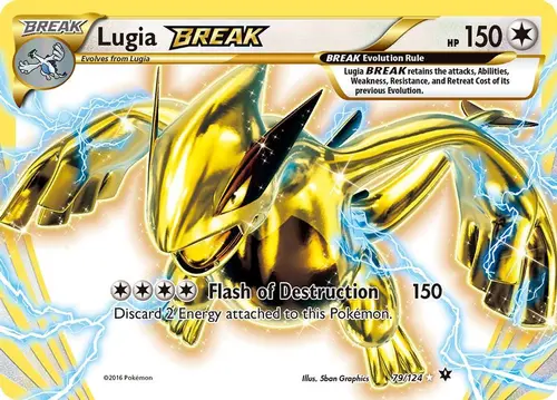 Lugia BREAK card art