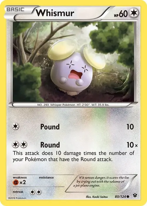 Whismur card art