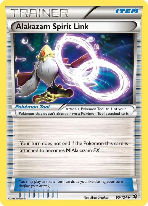 Alakazam Spirit Link card art