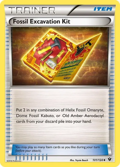 Fossil Excavation Kit card art
