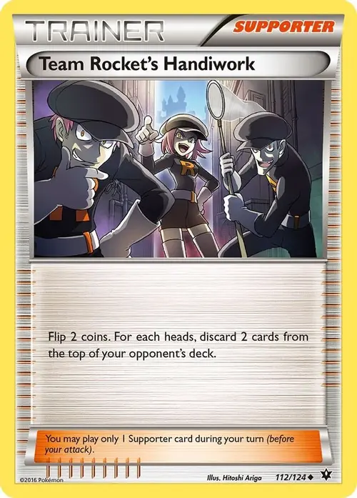 Team Rocket's Handiwork card art