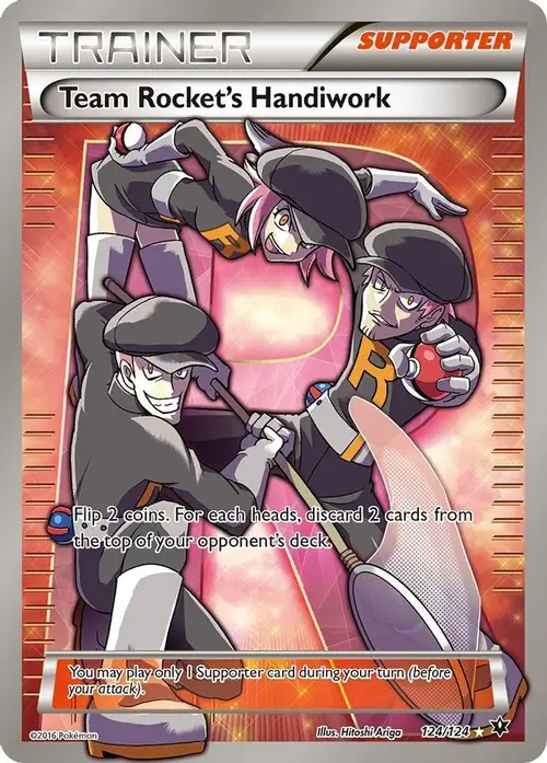 Team Rocket's Handiwork (Full Art) card art