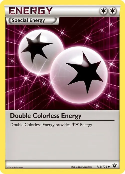 Double Colorless Energy card art