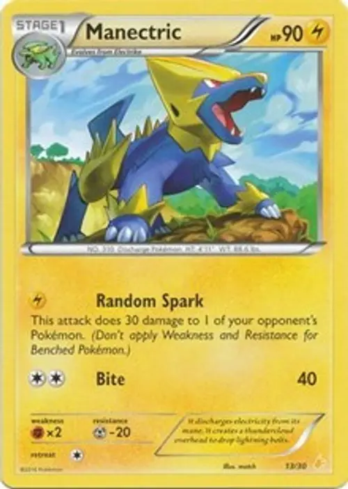 Manectric (22) card art