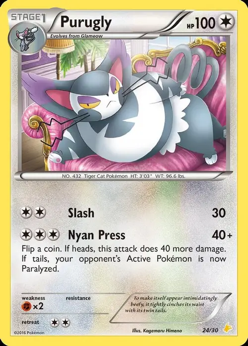 Purugly (24) card art