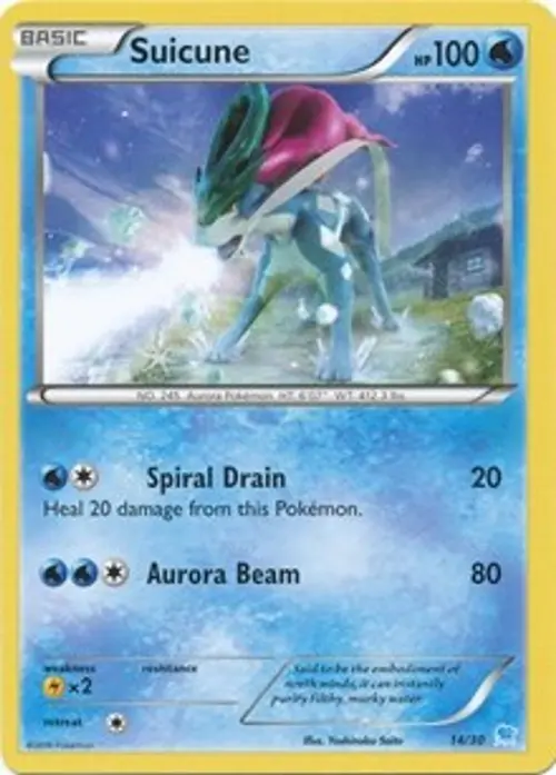 Suicune (14 - Non-Holo) card art