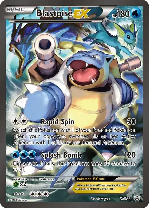 Blastoise EX - XY122 card art