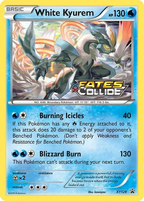 White Kyurem (Prerelease) card art