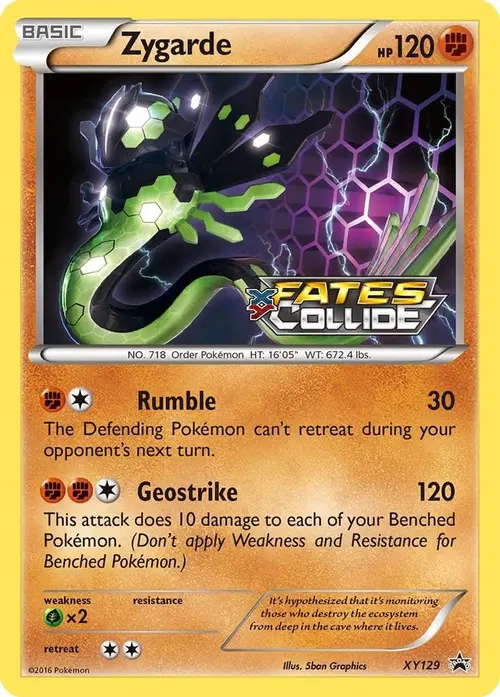 Zygarde (Prerelease) card art
