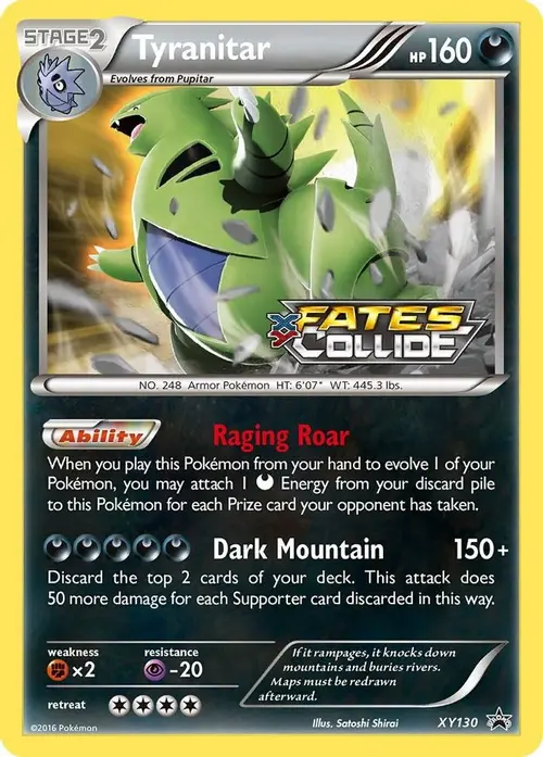 Tyranitar (Prerelease) card art
