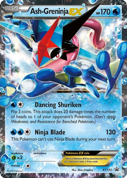 Ash-Greninja EX - XY133 card art