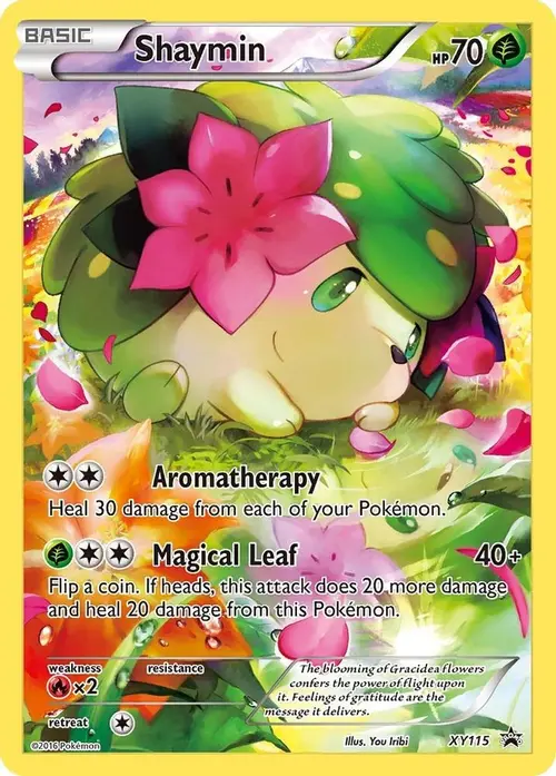 Shaymin - XY115 card art