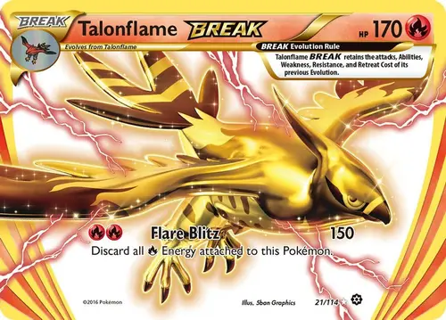 Talonflame BREAK card art