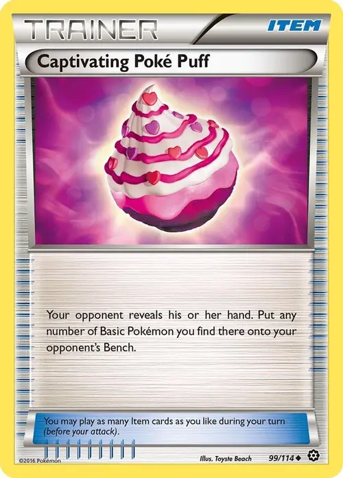 Captivating Poke Puff card art