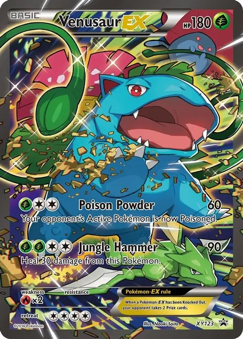 Venusaur EX - XY123 card art