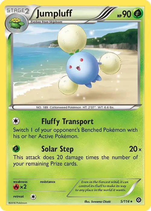 Jumpluff card art