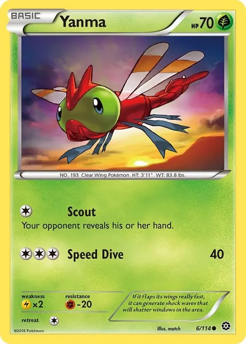 Yanma card art