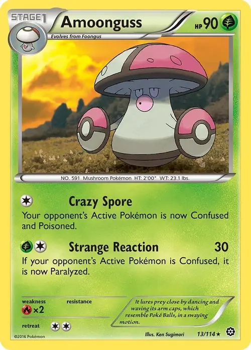 Amoonguss card art