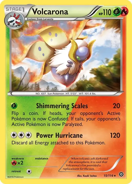 Volcarona card art