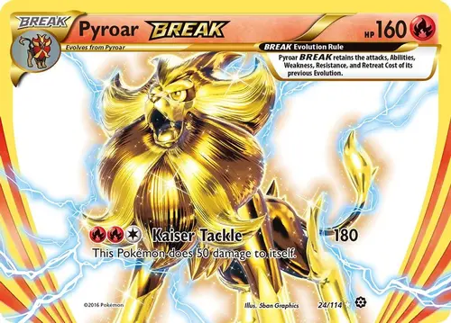 Pyroar BREAK card art