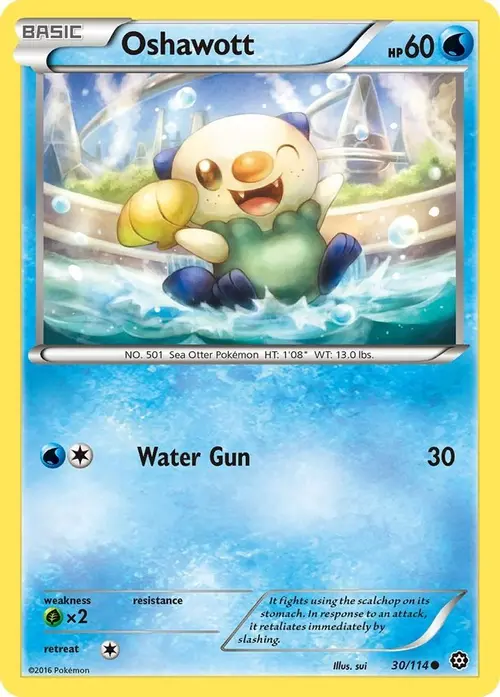 Oshawott card art