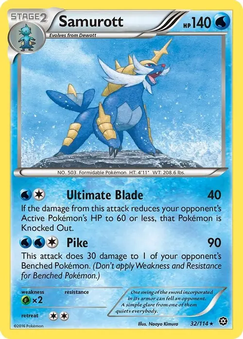Samurott card art