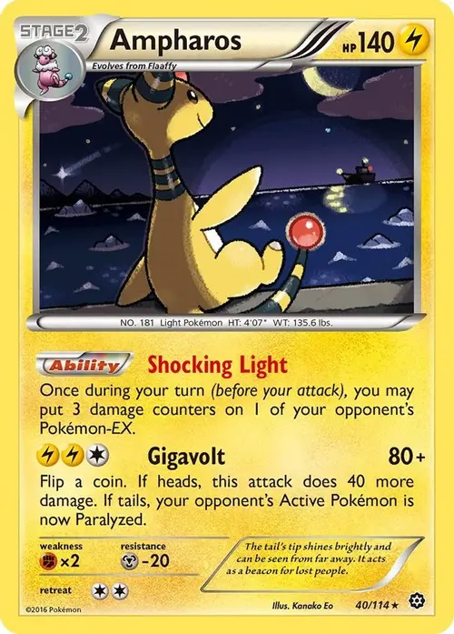 Ampharos card art