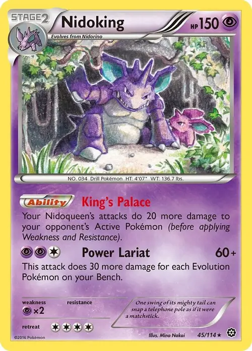 Nidoking card art