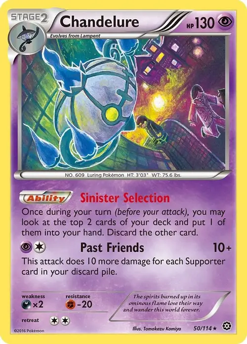 Chandelure card art