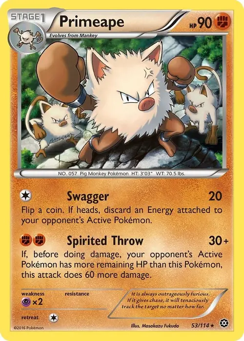Primeape card art
