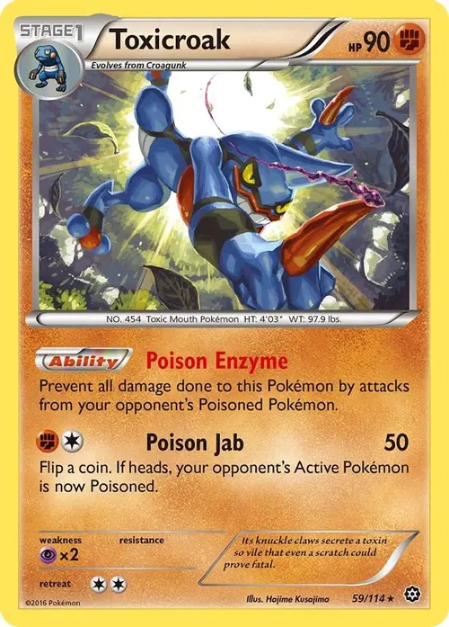 Toxicroak card art