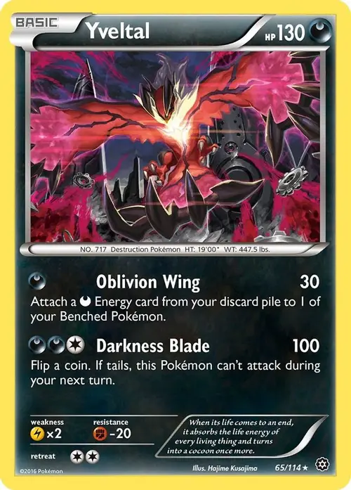 Yveltal card art