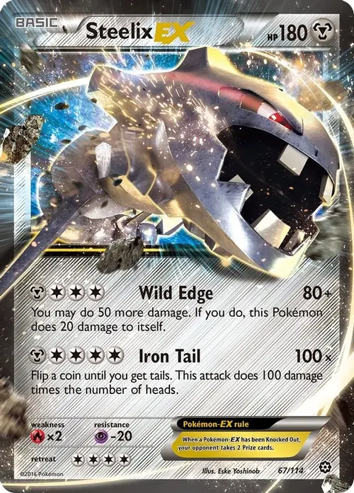 Steelix EX card art