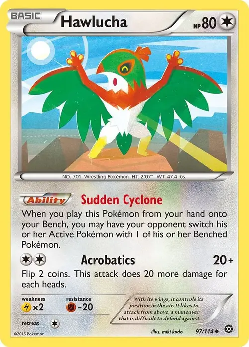 Hawlucha card art